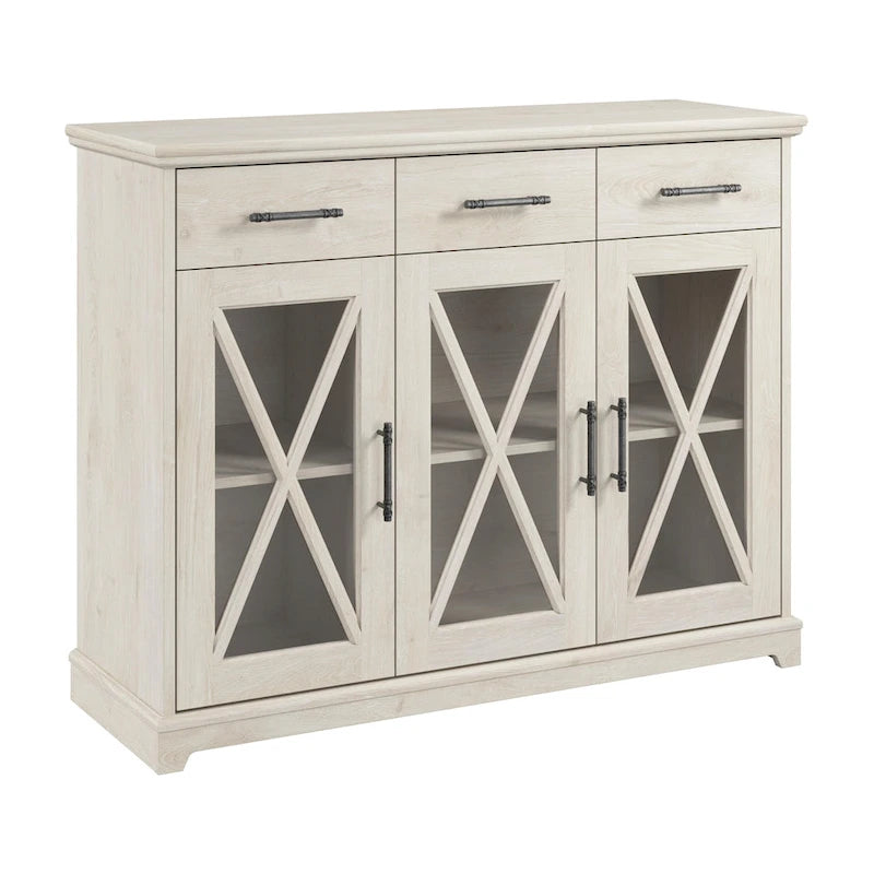 Lennox 46W Sideboard Buffet Cabinet with Drawers by