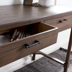 Zennure White Washed Grey Writing Desk