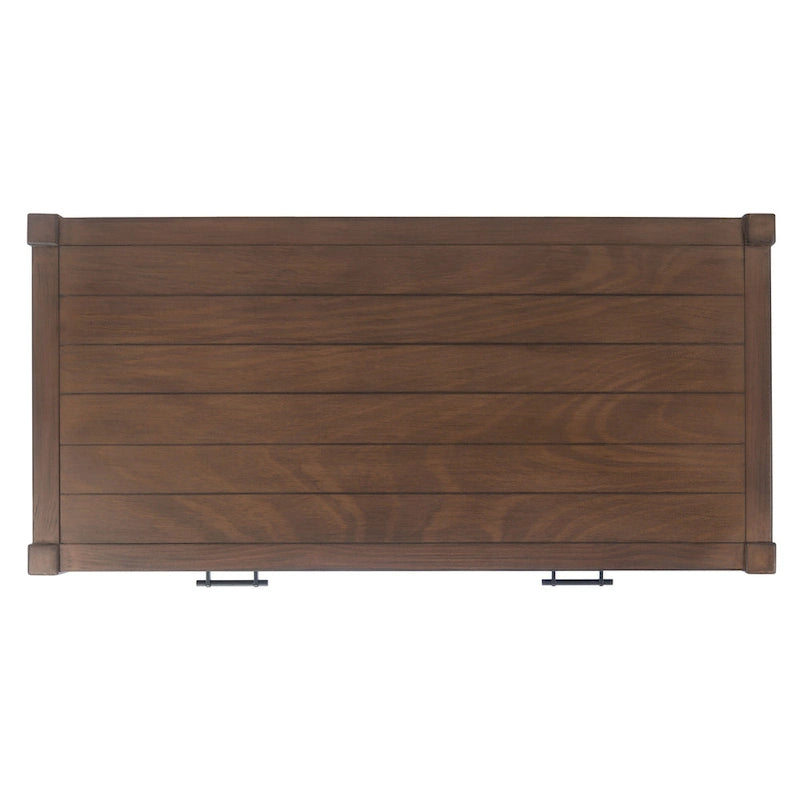 Zennure White Washed Grey Writing Desk