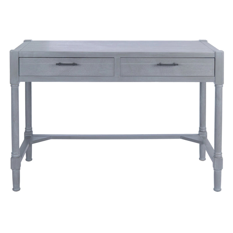 Zennure White Washed Grey Writing Desk