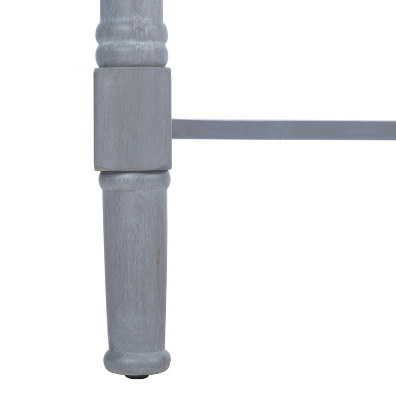 Zennure White Washed Grey Writing Desk