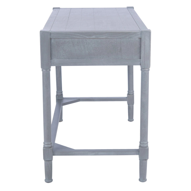 Zennure White Washed Grey Writing Desk