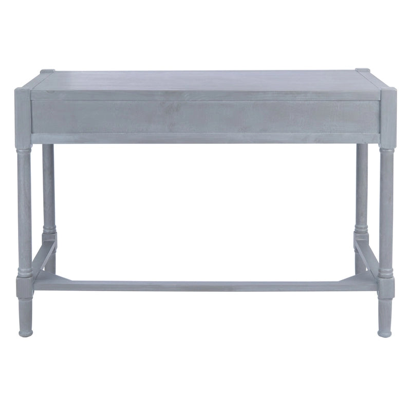 Zennure White Washed Grey Writing Desk