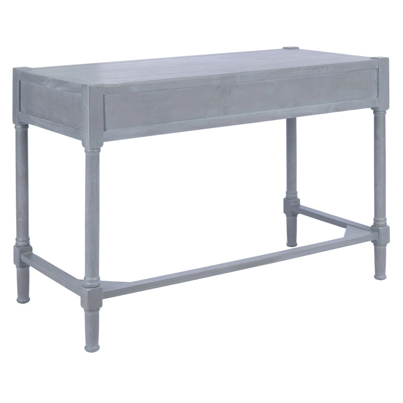 Zennure White Washed Grey Writing Desk