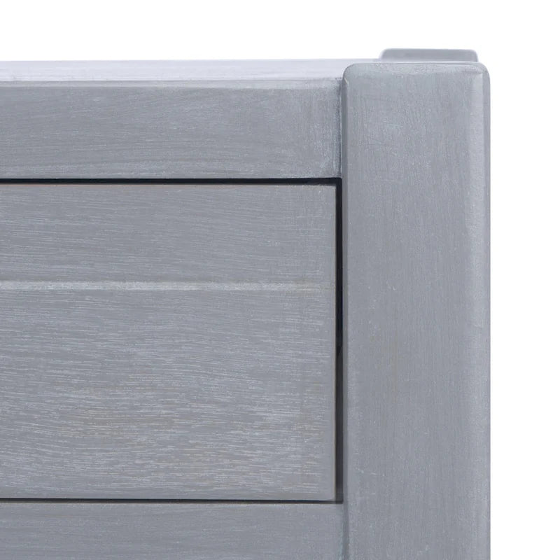 Zennure White Washed Grey Writing Desk