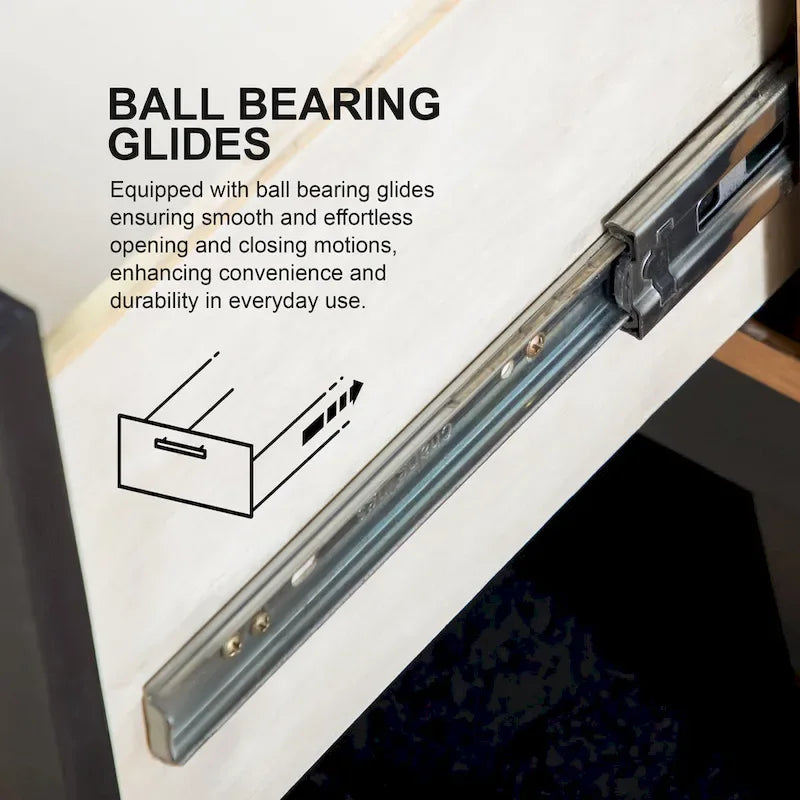 Conjira Modern 2-Piece White Wood Storage Bed and Nightstand Set