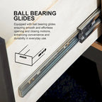 Arlena Modern Solid Wood Nightstand with USB Ports