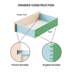 Arlena Modern Solid Wood Nightstand with USB Ports