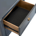 Arlena Modern Solid Wood Nightstand with USB Ports