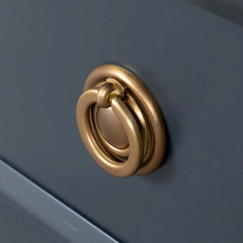 Arlena Modern Solid Wood Nightstand with USB Ports