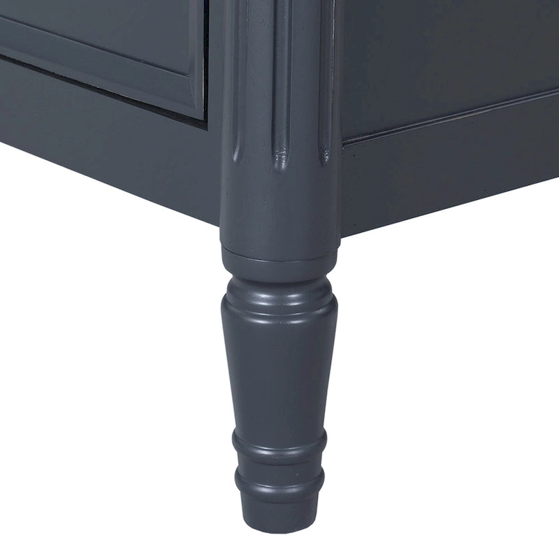 Arlena Modern Solid Wood Nightstand with USB Ports