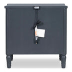 Arlena Modern Solid Wood Nightstand with USB Ports