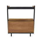 Eldersley Two-tone Black & Oak finish Nightstand by