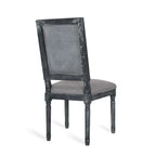 Regina French Country Wood and Cane Upholstered Dining Chair (Set of 6)