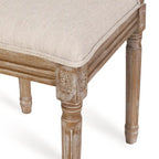 Regina French Country Wood and Cane Upholstered Dining Chair (Set of 6)