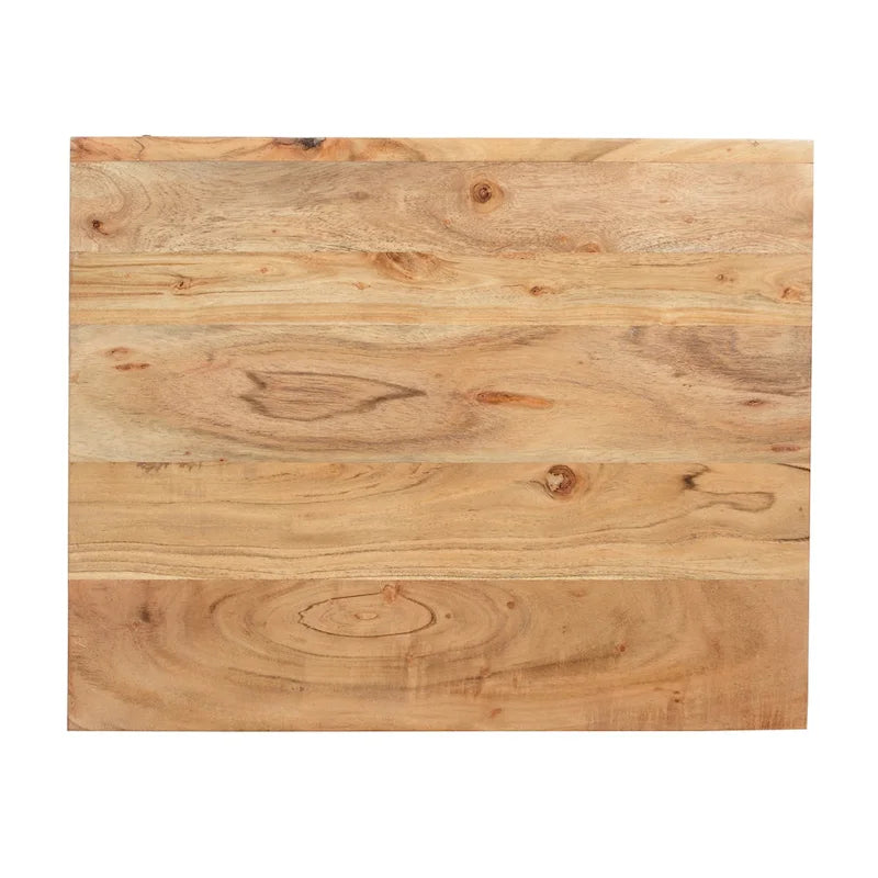 Eakins Handcrafted Boho Acacia Wood Nightstands (Set of 2) by