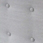 Kendrah Adjustable Full/Queen Wing-back Studded Fabric Headboard by