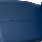 Lot de 4 chaises de salle à manger modernes, chaises d'appoint à dossier haut avec pieds en métal chromé en forme de C