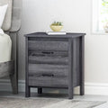 Olimont Contemporary 2 Drawer Nightstand