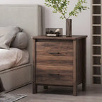 Olimont Contemporary 2 Drawer Nightstand by 