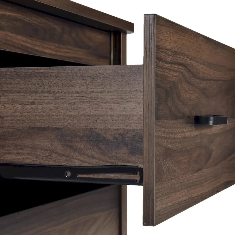 Olimont Contemporary 2 Drawer Nightstand