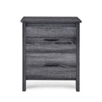 Olimont Contemporary 2 Drawer Nightstand