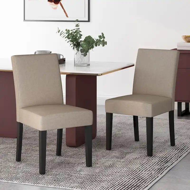 Kuna Contemporary Upholstered Dining Chair (Set of 2) by