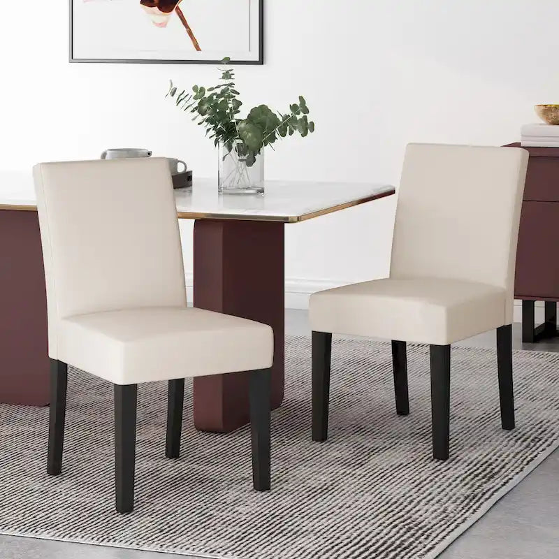 Kuna Contemporary Upholstered Dining Chair (Set of 2) by