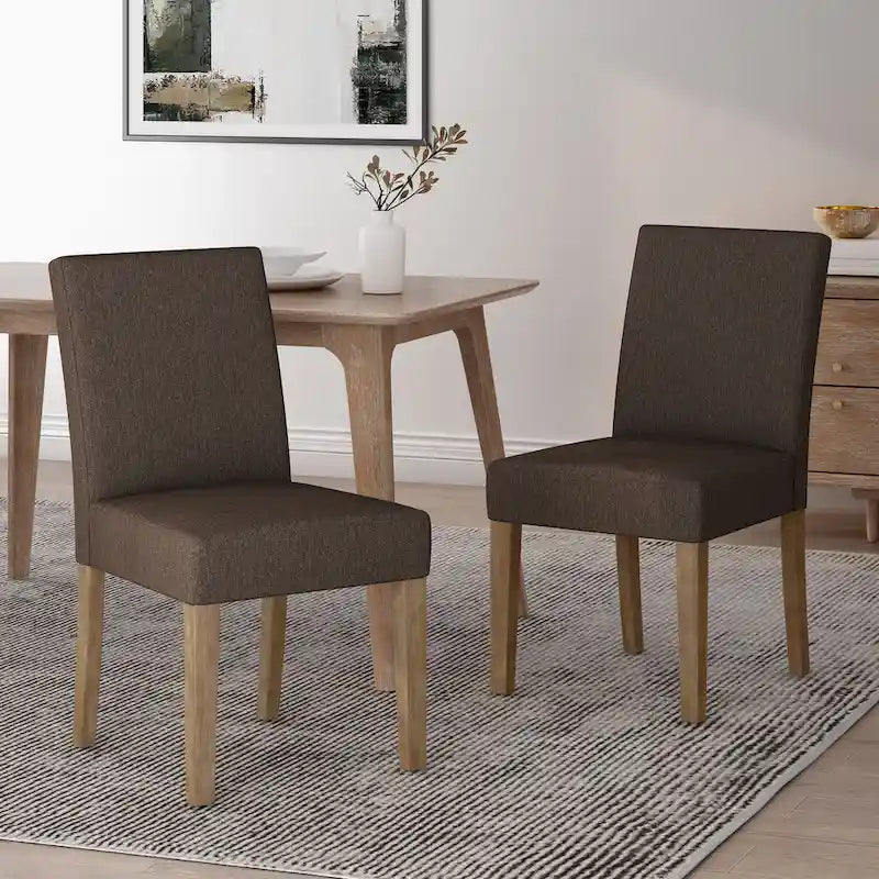 Kuna Contemporary Upholstered Dining Chair (Set of 2) by