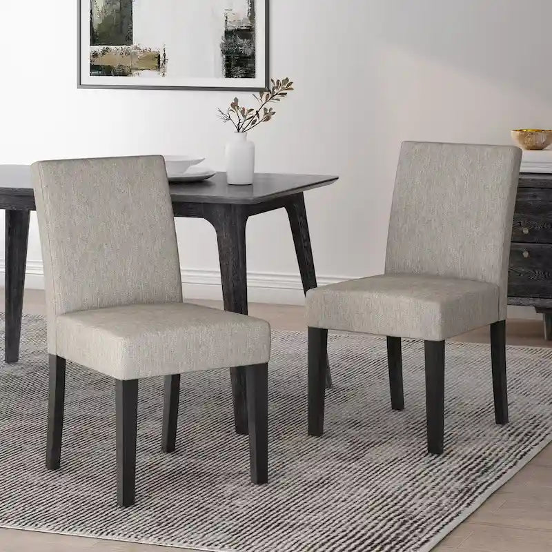 Kuna Contemporary Upholstered Dining Chair (Set of 2) by