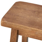 Tabourets de bar à hauteur de comptoir Marney Rubberwood de 24 pouces (lot de 2)