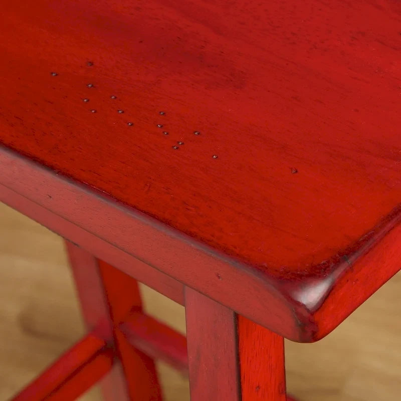 Tabourets de bar à hauteur de comptoir Marney Rubberwood de 24 pouces (lot de 2)