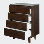 4 drawer dresser with retro round handle
