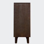 4 drawer dresser with retro round handle