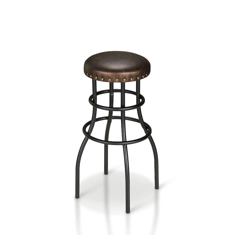 Tabouret de bar à hauteur de comptoir Vigo en bronze rustique par