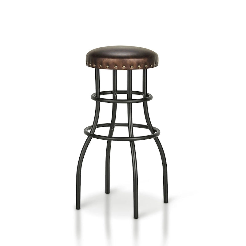 Tabouret de bar à hauteur de comptoir Vigo en bronze rustique par