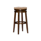 Tabouret de bar pivotant à 360 degrés Maya Backless de 79 cm avec assise en jonc de mer