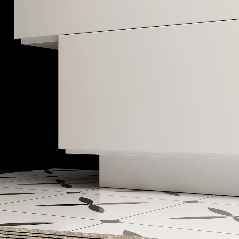 6 Drawer Chest Bedroom Modern High Gloss Wood Dresser Closet Storage