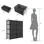 8 Drawers Vertical Dresser