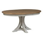 Farmhouse Reimagined Antique White Pedestal Table