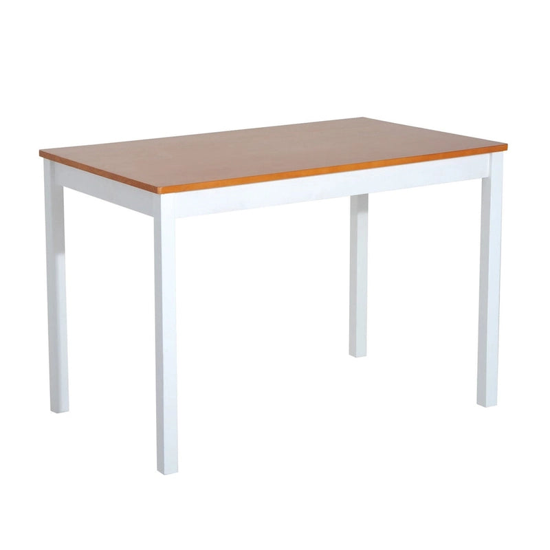 Five Piece Solid Pine Wood Table and High Back Chair Dining Set