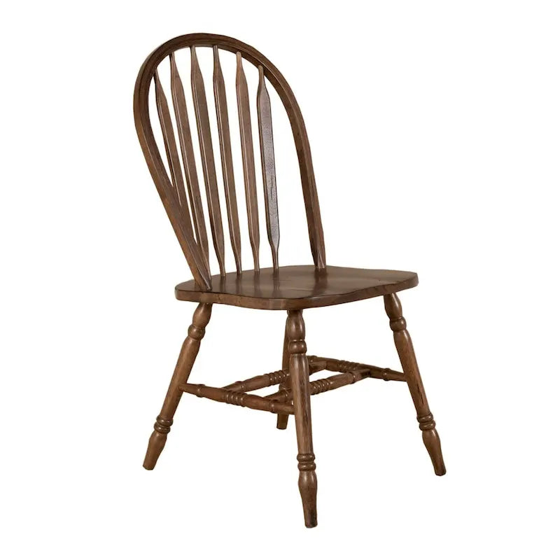 Chaise de salle à manger Windsor Carolina Crossing au fini miel antique (lot de 2)