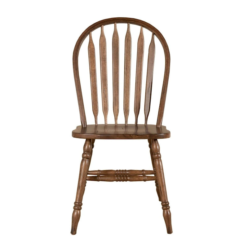 Chaise de salle à manger Windsor Carolina Crossing au fini miel antique (lot de 2)