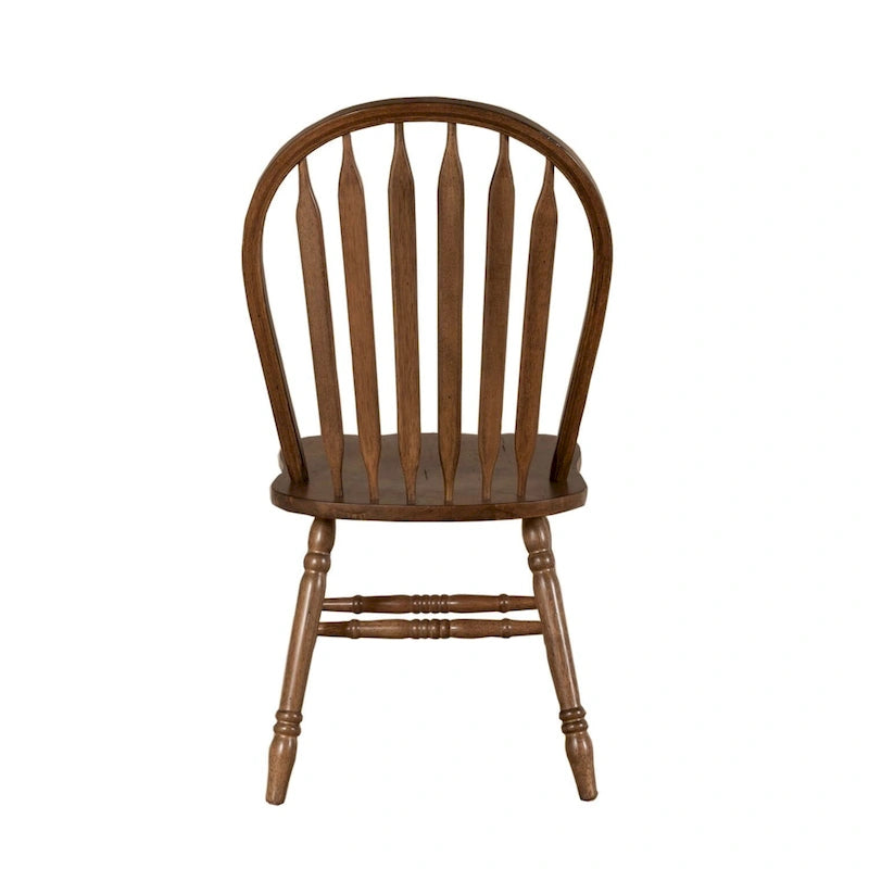 Chaise de salle à manger Windsor Carolina Crossing au fini miel antique (lot de 2)