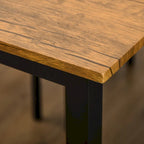 5 Piece Modern Industrial Dining Table and Chairs Set for Small Space, kitchen, Dining room