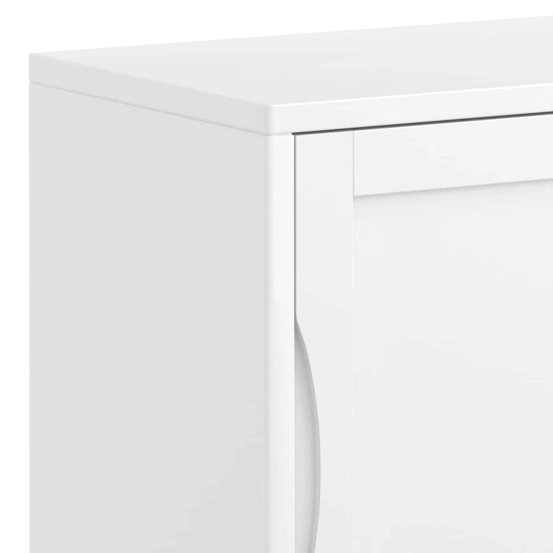 Meuble bas de rangement mi-siècle moderne en BOIS MASSIF Pearson de 76 cm de large - 76 larg. x 36 prof. x 79 haut. (cm)