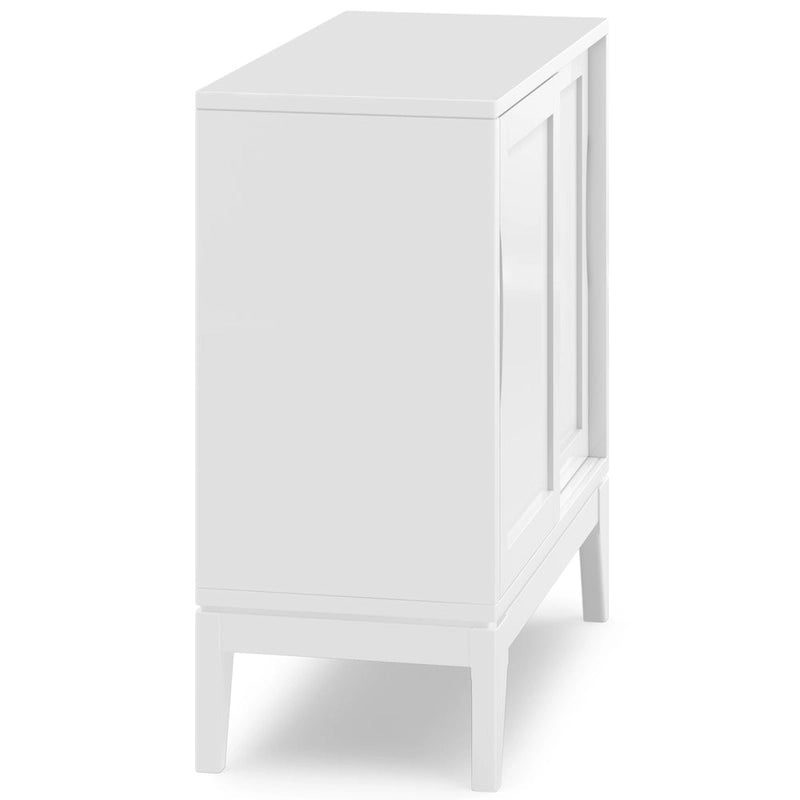 Meuble bas de rangement mi-siècle moderne en BOIS MASSIF Pearson de 76 cm de large - 76 larg. x 36 prof. x 79 haut. (cm)