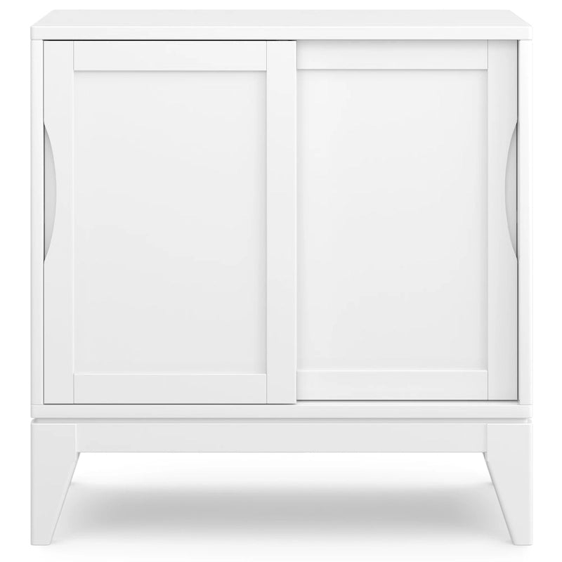 Meuble bas de rangement mi-siècle moderne en BOIS MASSIF Pearson de 76 cm de large - 76 larg. x 36 prof. x 79 haut. (cm)