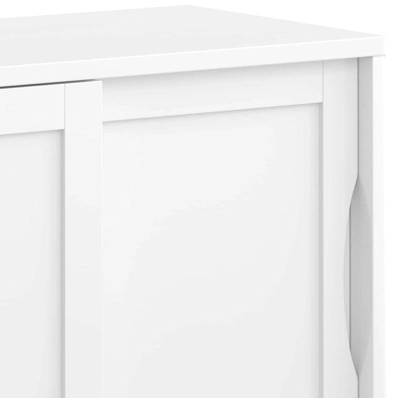 Meuble bas de rangement mi-siècle moderne en BOIS MASSIF Pearson de 76 cm de large - 76 larg. x 36 prof. x 79 haut. (cm)