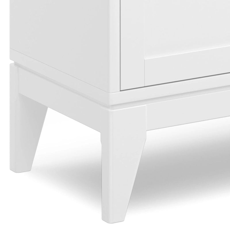 Meuble bas de rangement mi-siècle moderne en BOIS MASSIF Pearson de 76 cm de large - 76 larg. x 36 prof. x 79 haut. (cm)